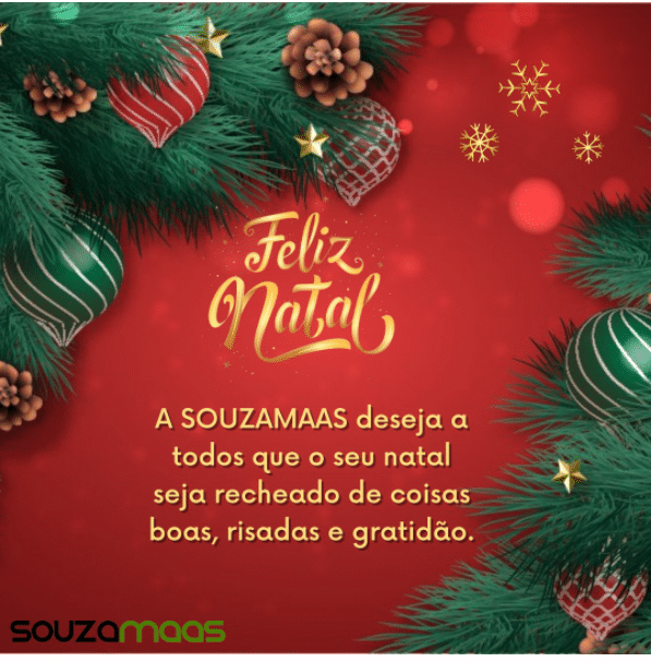 A SOUZAMAAS deseja a todos boas festas! - SOUZAMAAS